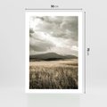 Plakat bez ramy 50x70 - Nostalgiczny Krajobraz - pole, krajobraz