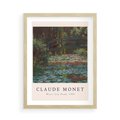 Plakat w ramie 50x70 - Sztuka i Litera - Claude Monet, reprodukcja obrazu - rama drewno