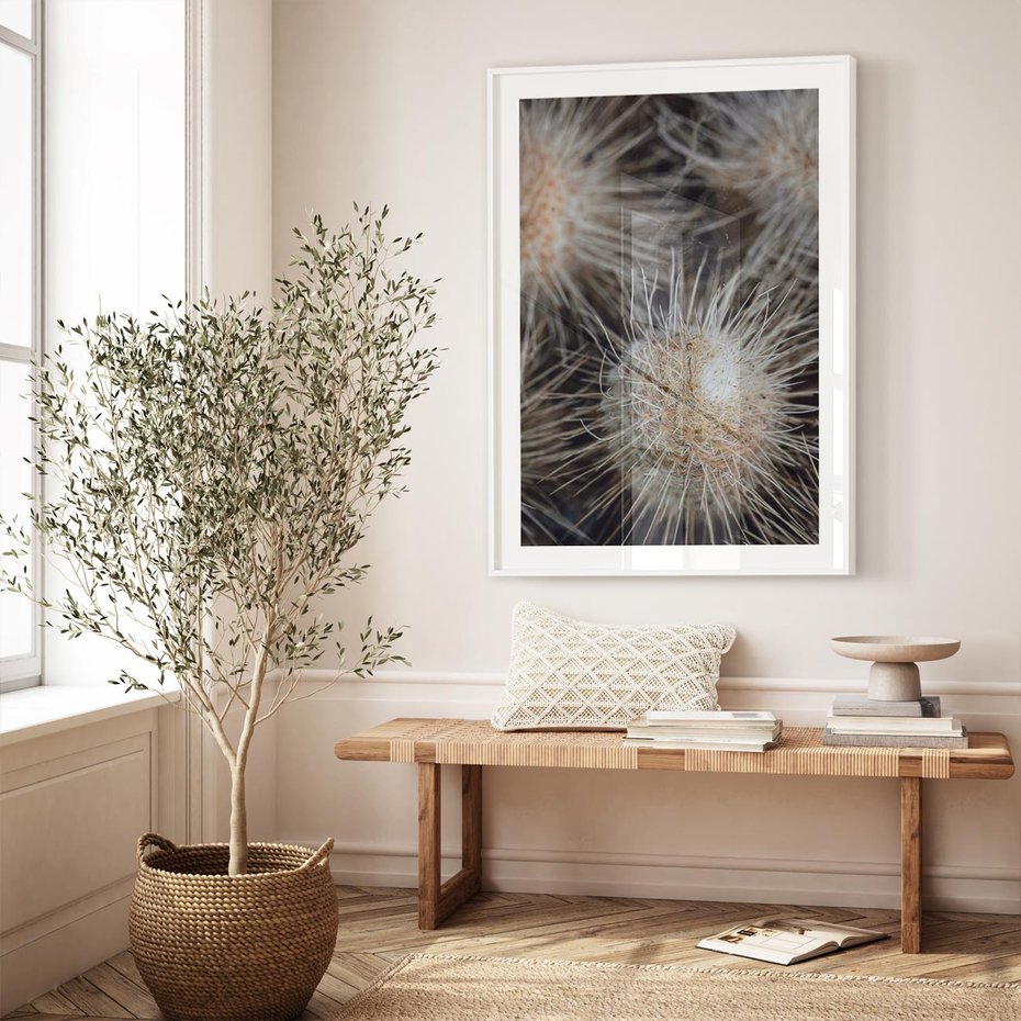 Plakat bez ramy 21x30 - Ulotna Piękność Natury - makro, dmuchawce