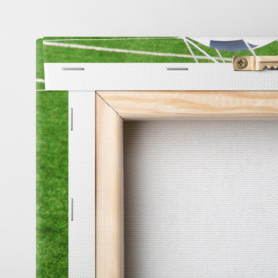 Obraz na płótnie 100x70 - Namiętność Piłki i Gola - piłka nożna, gol