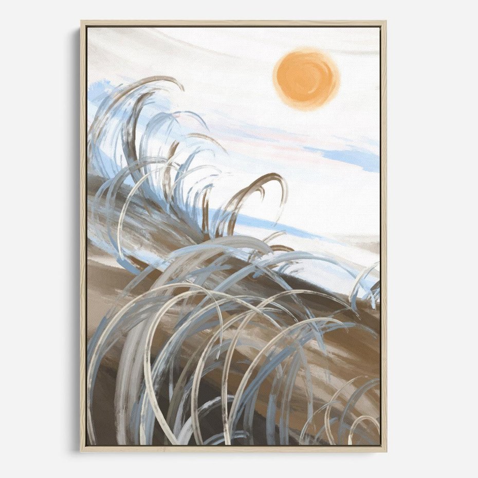 Obraz w ramie 50x70 - Zaklęty Wschód - akwarela, obraz - rama drewno