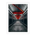 Plakat bez ramy 40x50 - Nieskończoność Przestrzeni - korytarz, perspektywa