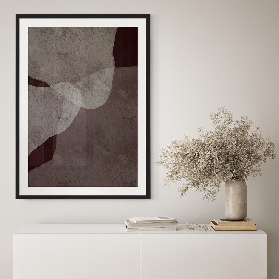 Plakat bez ramy 50x70 - Obce Odcienie - mroczny plakat, nowoczesne wnętrza