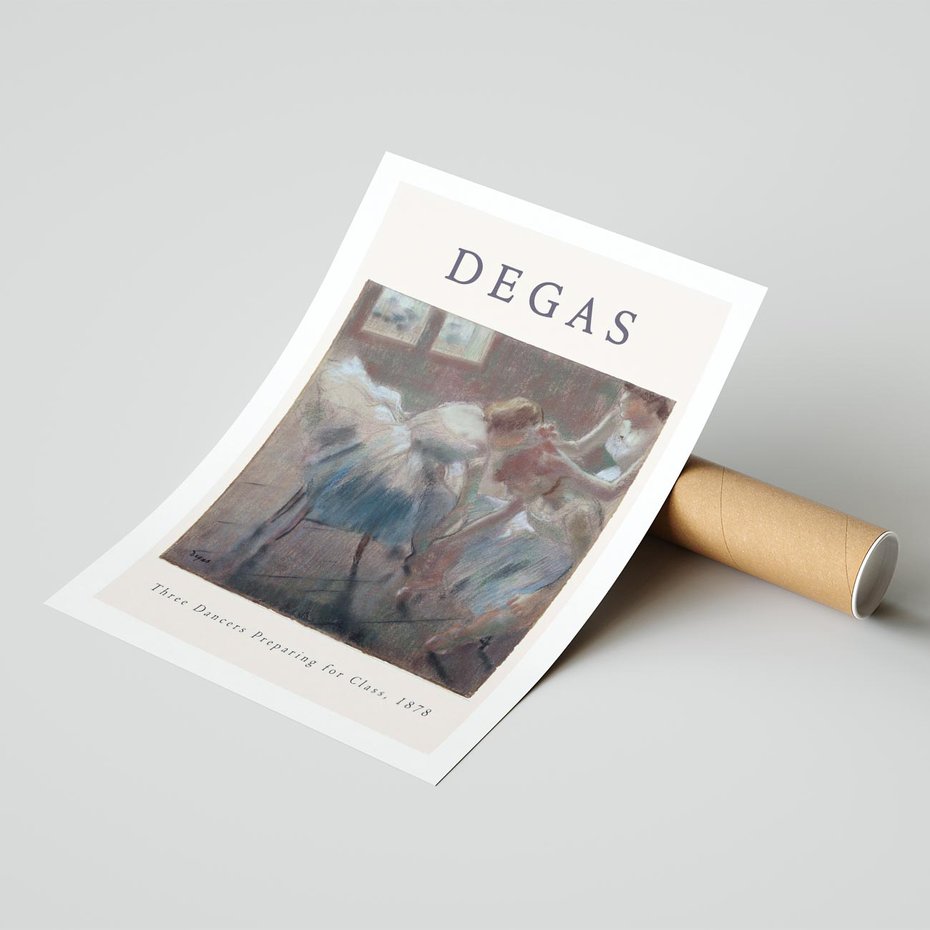 Plakat bez ramy 30x40 - Elegancja Baletu na Plakacie - reprodukcja, degas