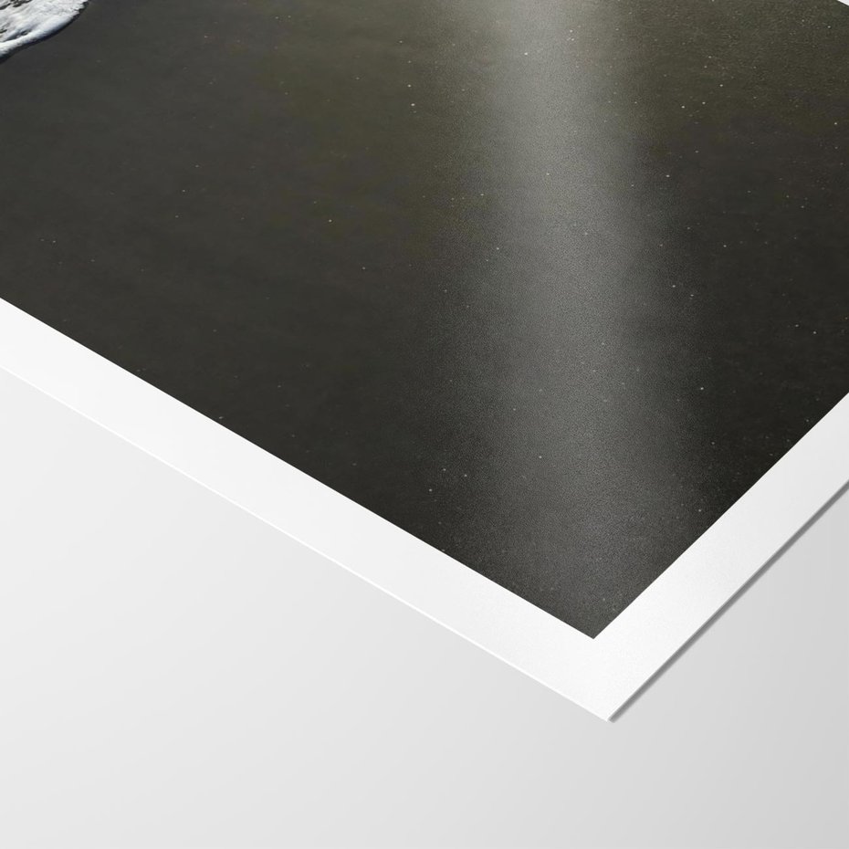 Plakat bez ramy 30x40 - Morskie Fale na Plaży - plaża, morskie fale omywają piasek