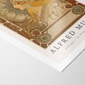 Plakat bez ramy 40x50 - Mucha: Reprodukcja i Typografia na Plakacie - reprodukcja, alfons mucha