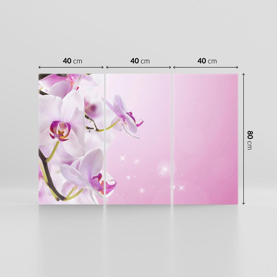 Obraz na płótnie 120x80 - Relaksujące Piękno - kwiaty, orchidea