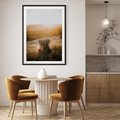Plakat bez ramy 30x40 - Podróżniczy bukiet na łące - plecak, podróż