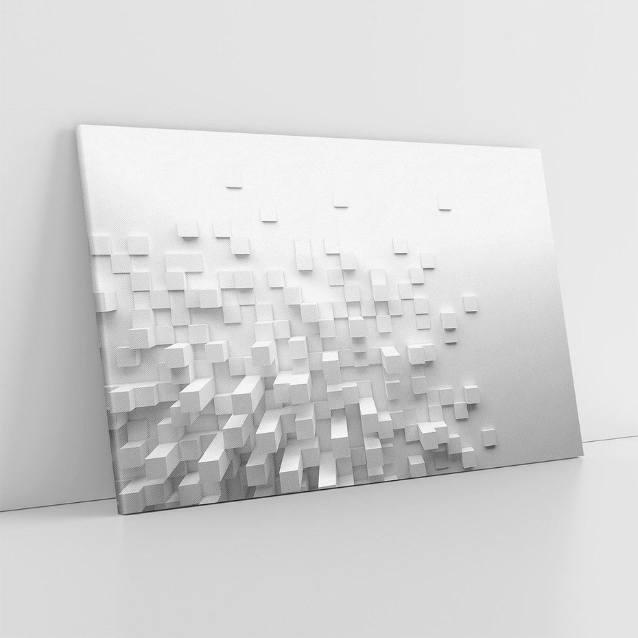 Obraz na płótnie 100x70 - Głębia abstrakcji - ściana, 3D