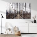 Obraz na płótnie 120x80 - Nowoczesna Linia - most, nowoczesna