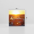 Obraz na płótnie 40x40 - Moc i elegancja - Ford Mustang, samochód
