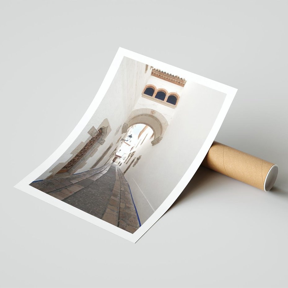 Plakat bez ramy 30x40 - Perspektywiczna Magia Uliczki - uliczka, perspektywa