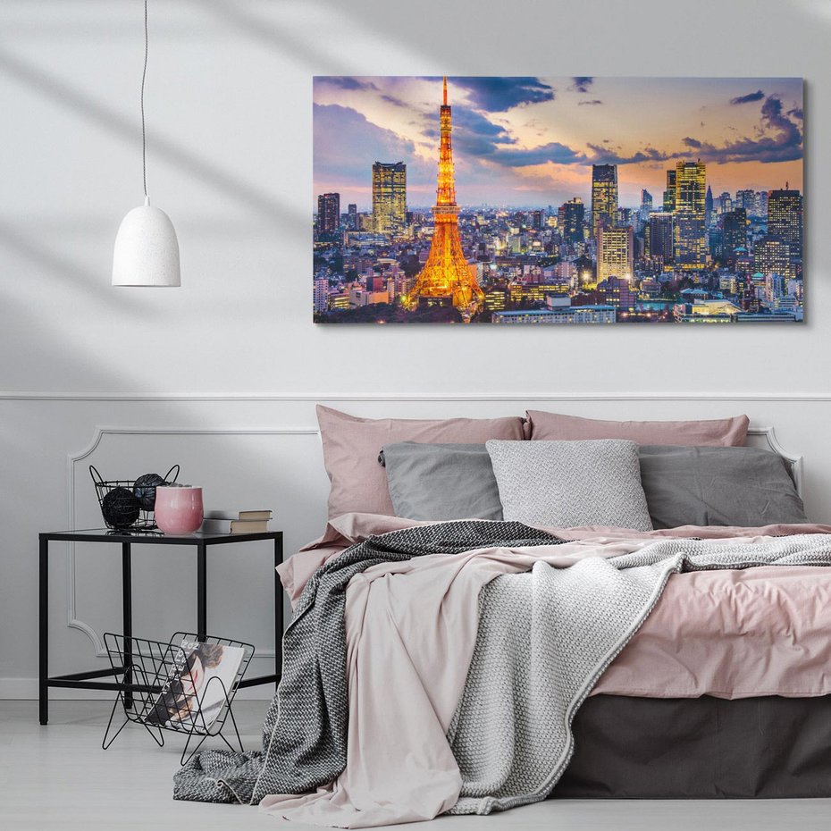 Obraz na płótnie 120x60 - Tętniące życiem Tokio - Tokio, Japonia