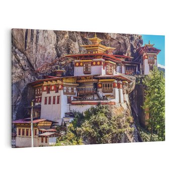 Obraz na płótnie 100x70 - Architektura Azji: Harmonia i Majestat - architektura, Azja