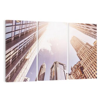 Obraz na płótnie 120x80 - Oczami artysty - miasto, perspektywa