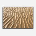 Obraz w ramie 100x70 - Piasek i Nieskończoność - pustynia, piasek - rama czarna