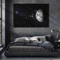 Obraz na płótnie 120x80 - spotkanie z gwiazdami - księżyc, gwiazdy