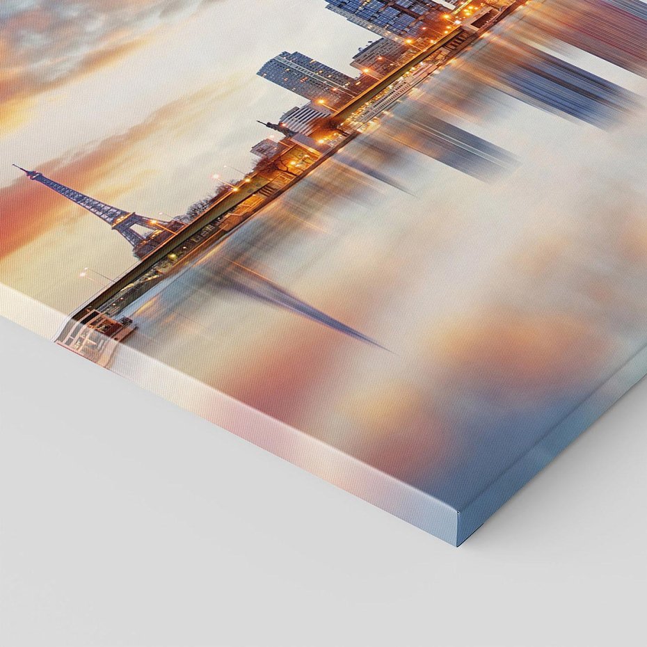 Obraz na płótnie 120x80 - miasto zakochanych - Paryż, Francja