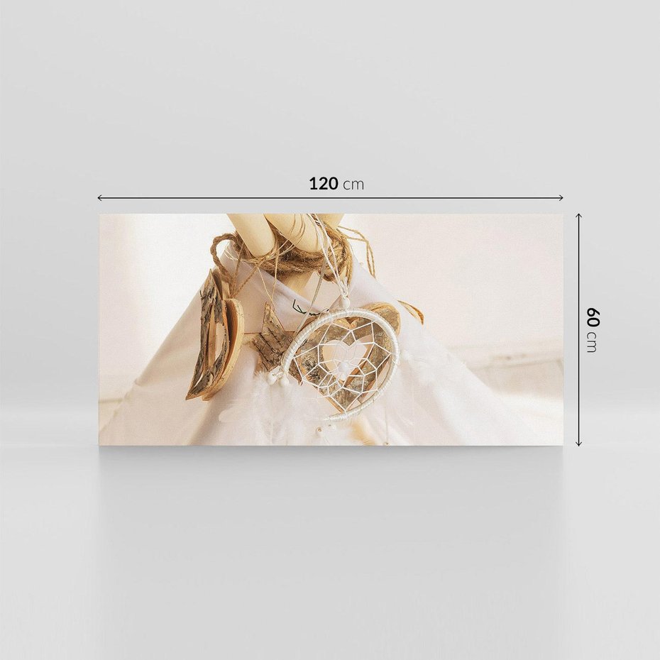 Obraz na płótnie 120x60 - Oaza Swobodnego Stylu - boho, tipi