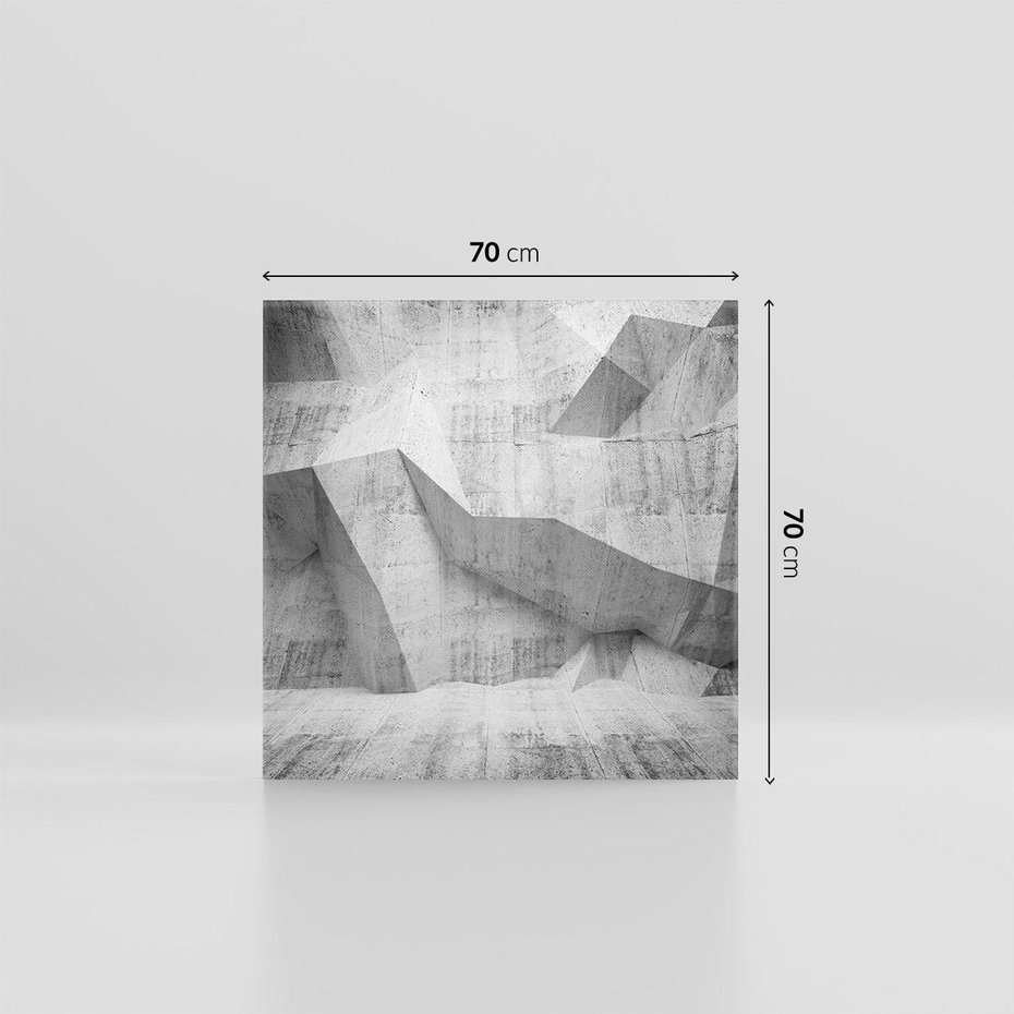 Obraz na płótnie 70x70 - Geometryczna harmonia sztuki - geometria, sztuka