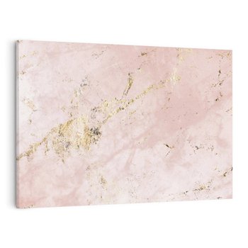 Obraz na płótnie 100x70 - Piękno w Szczegółach - marmur, złoto