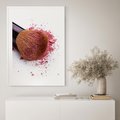 Plakat bez ramy 21x30 - Makijaż w kolorze pędzla - makijaż, pędzel