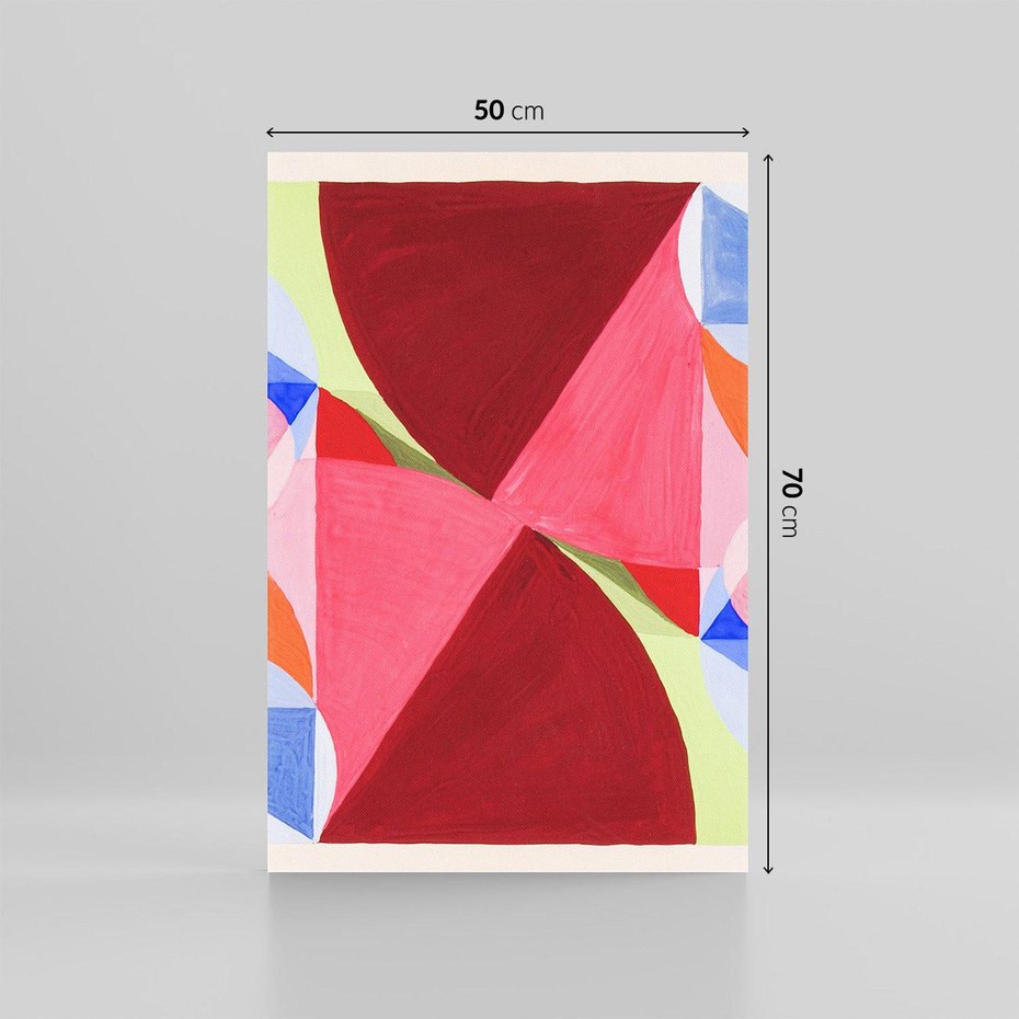 Obraz na płótnie 50x70 - Area Broken by Perpendiculars 1934, Jospeh Schillinger - Reprodukcja - reprodukcja, obraz na płótnie