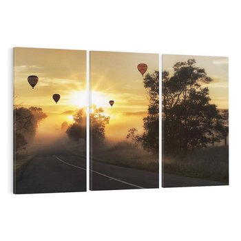 Obraz na płótnie 120x80 - Krajobraz drogowy - krajobraz, droga