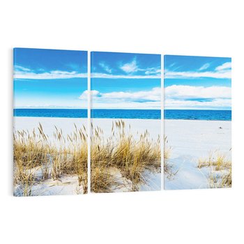 Obraz na płótnie 120x80 - Błogi Relaks - Łeba, bałtyk