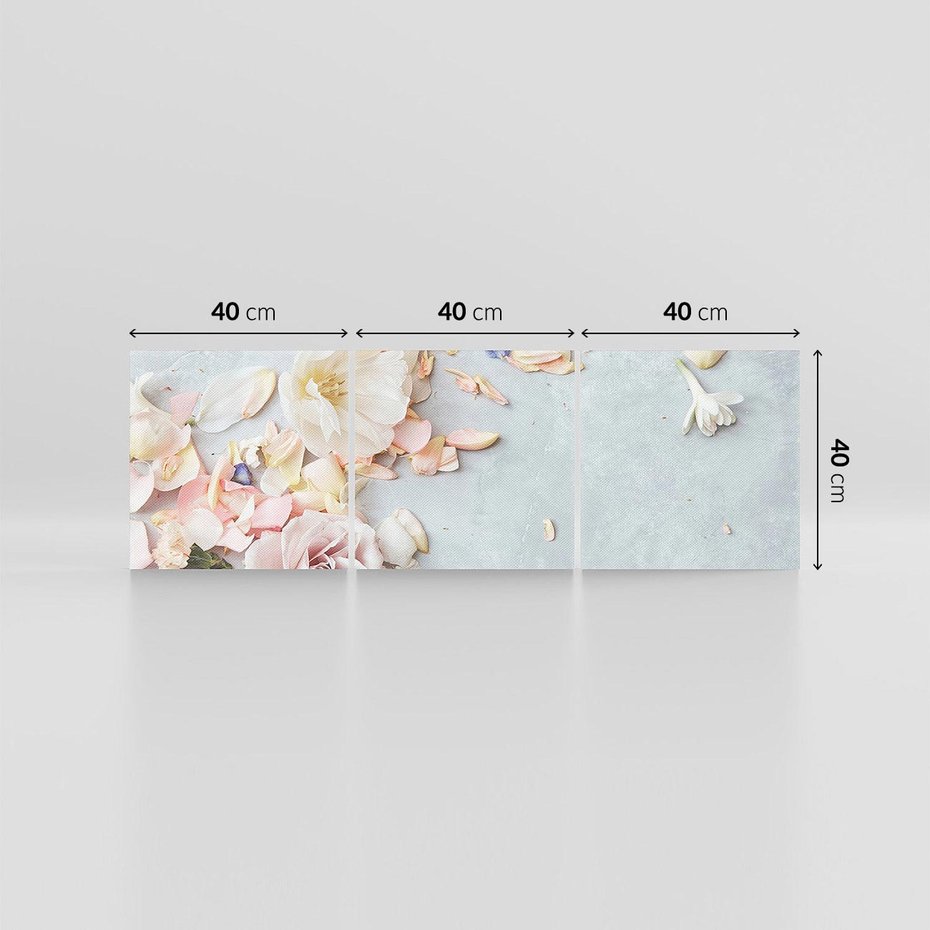 Obraz na płótnie 120x40 - Róże: kwiatowy urok - róże, kwiaty