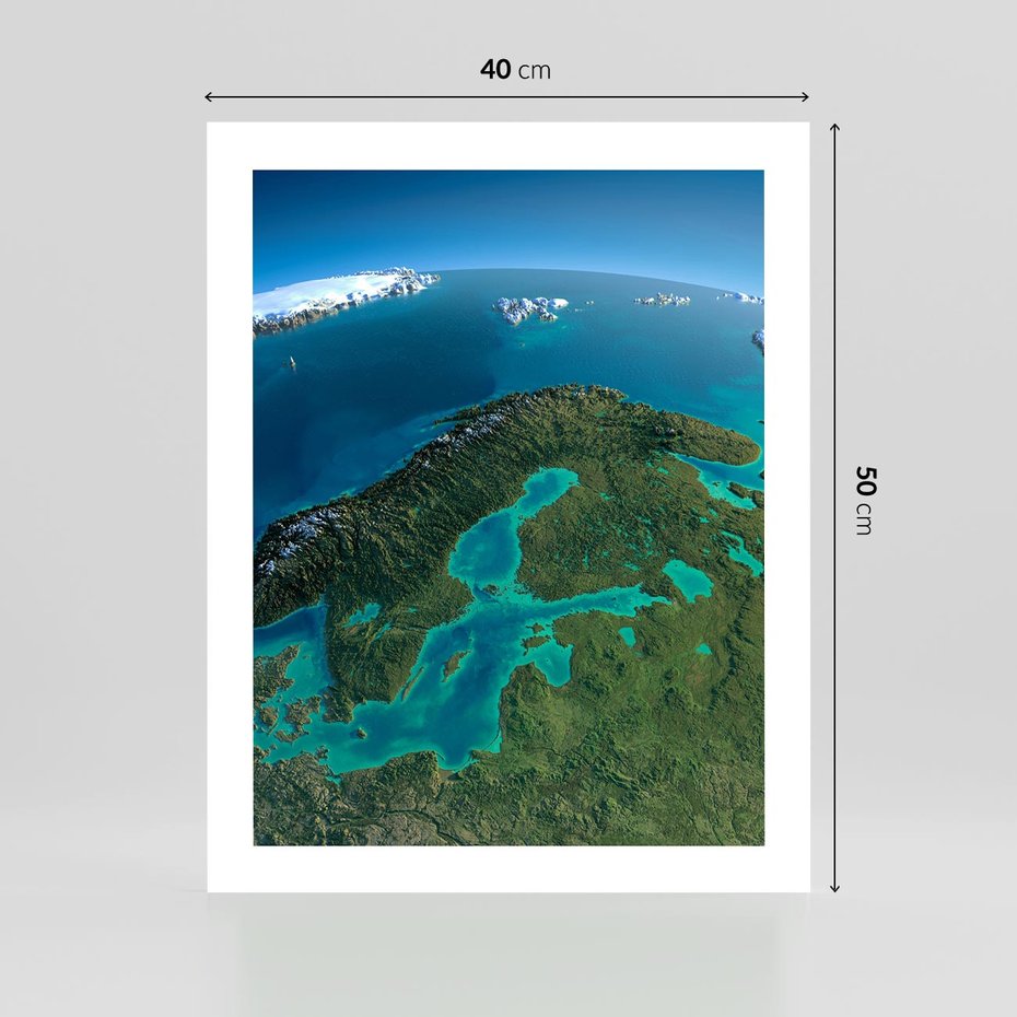 Plakat bez ramy 40x50 - Beztroski widok na ocean - widok, ocean