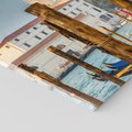 Obraz na płótnie 140x70 - Urok Wenecji - fotografia, przystań w Wenecji