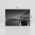 Obraz na płótnie 70x50 - Harmonia architektury - most, Niemcy