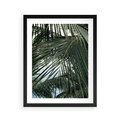 Plakat w ramie 40x50 - Wakacyjna Magia - palmy, tropiki - rama czarna