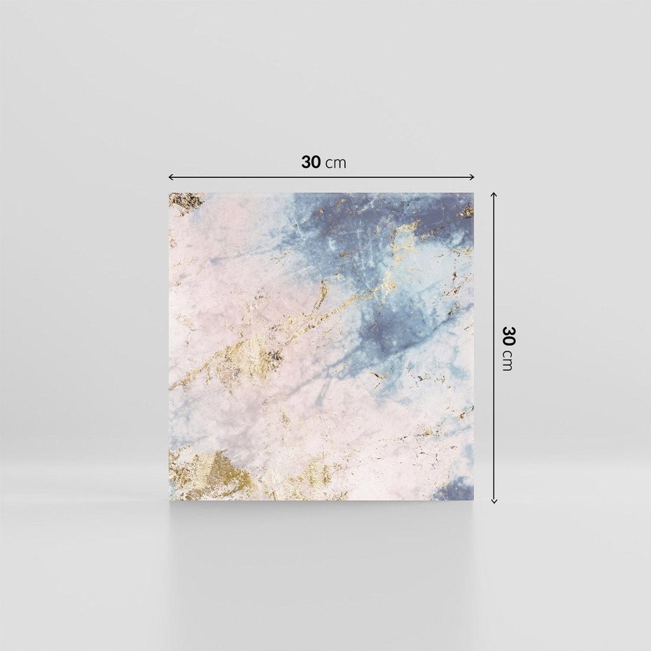 Obraz na płótnie 30x30 - Luksusowa Dekoracja - marmur, złoto