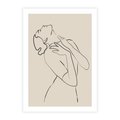 Plakat bez ramy 30x40 - Bezkresny Taniec - kobieta, szkic