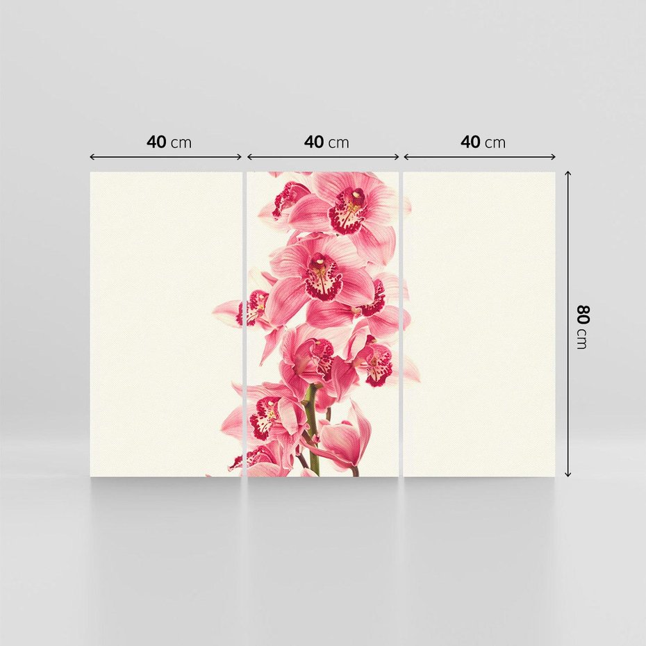 Obraz na płótnie 120x80 - Orchidea w spa - relaks - orchidea, spa