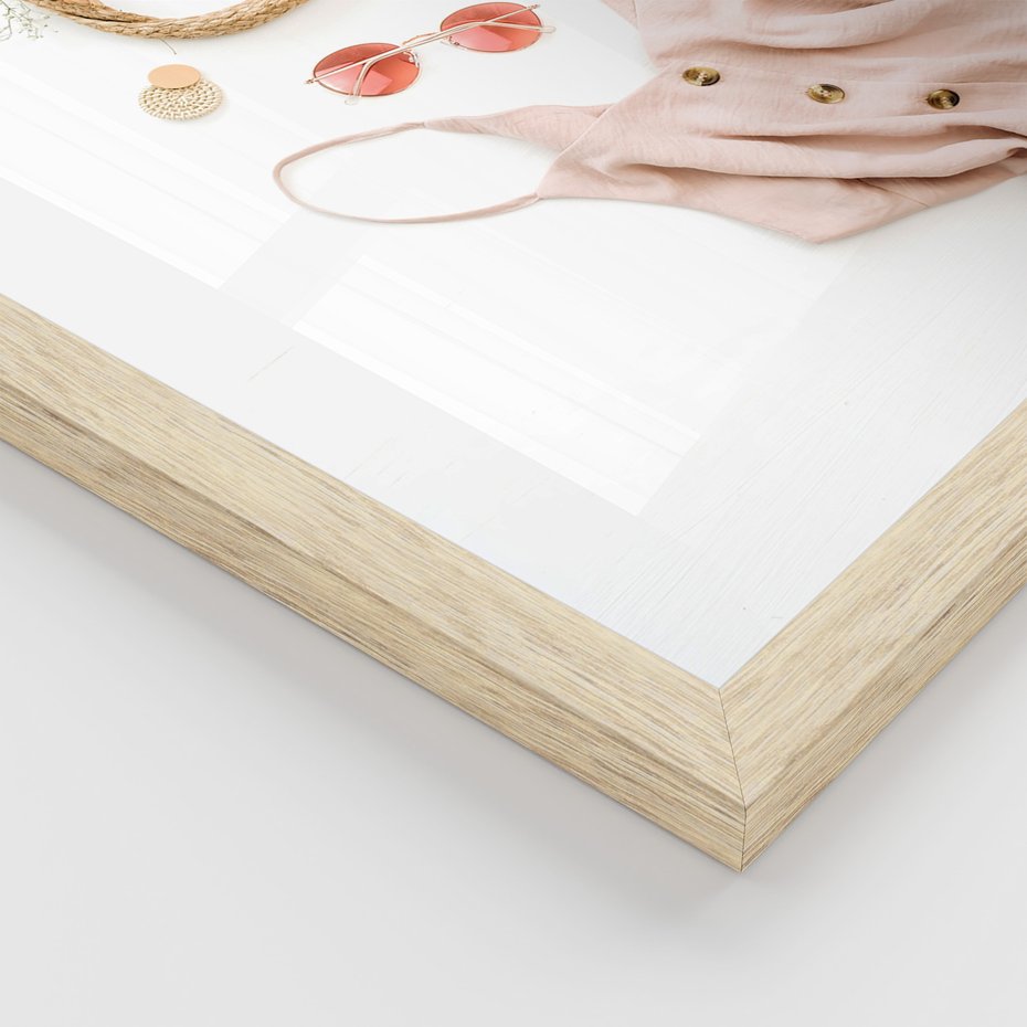 Zestaw obrazy w ramie 40x50 galeria - Moda, fashion, wakacje - rama drewno