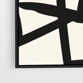 Obraz w ramie 70x100 - Impresje Wymiaru - linie, abstrakcja - rama czarna