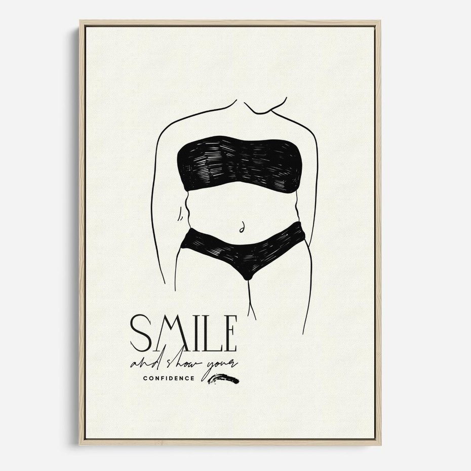 Obraz w ramie 80x120 - Opowieść Splątanych Energii - siła kobiecości, rysunek - rama drewno