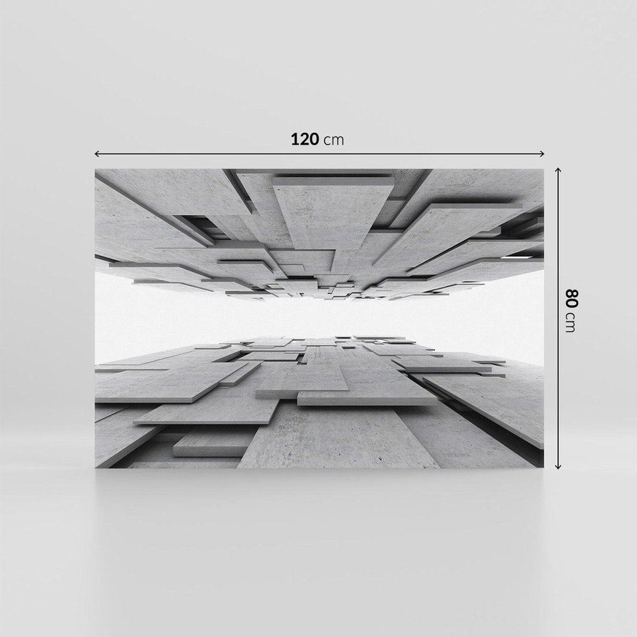 Obraz na płótnie 120x80 - Architektura 3D - architektura, 3D