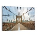 Obraz na płótnie 70x50 - Duch Manhattanu - most, Nowy Jork