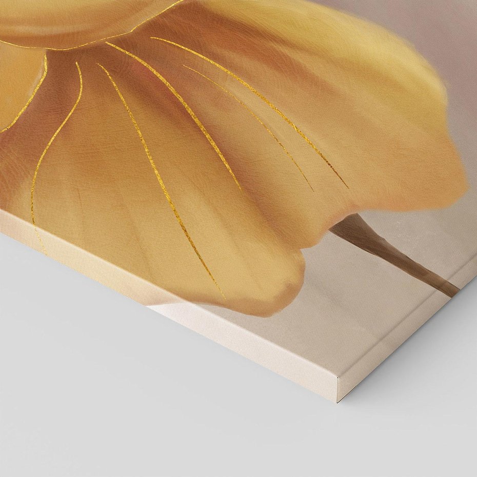 Obraz na płótnie 50x70 - Kwiaty malowane olejem - eksplozja kolorów - kwiaty, malowane