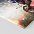 Obraz na płótnie 120x80 - Adrenalina na motocyklu cross - motocykl, cross