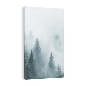 Obraz na płótnie 80x120 - Las w Mgłe - las, we
