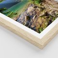 Plakat w ramie 40x50 - Mistyczna Przyroda - góry, jezioro - rama drewno