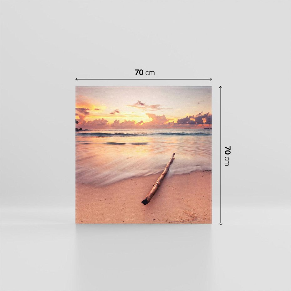 Obraz na płótnie 70x70 - Magia Morza - plaża, morze