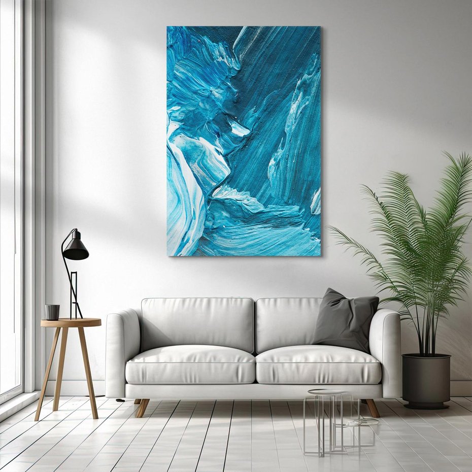 Obraz na płótnie 50x70 - Wyrazista abstrakcja w akwareli - abstrakcja, akwarela