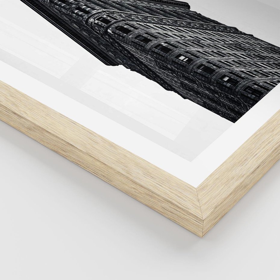 Plakat w ramie 30x40 - Majestatyczna Architektura - architektura, majestatyczny budynek - rama drewno