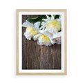 Plakat w ramie 50x70 - Relaksująca Harmonia - kwiaty, spa - rama drewno